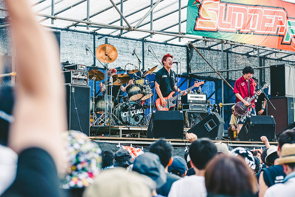 HOTSQUALL ライブ光景1