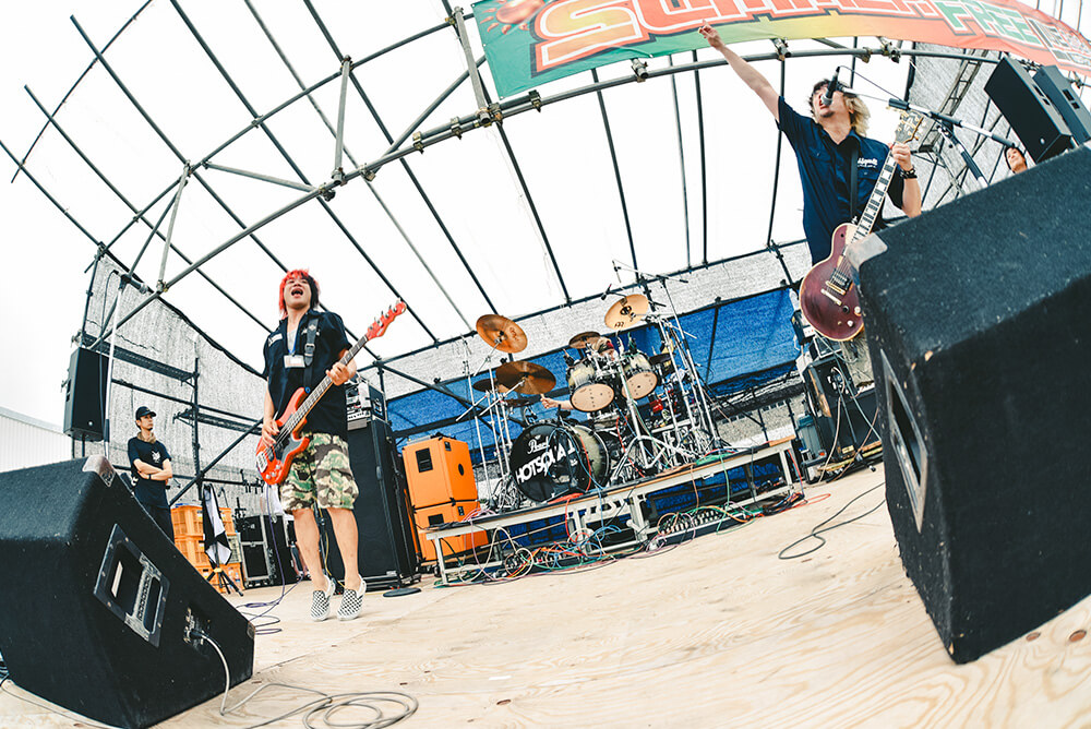 HOTSQUALL ライブ光景1