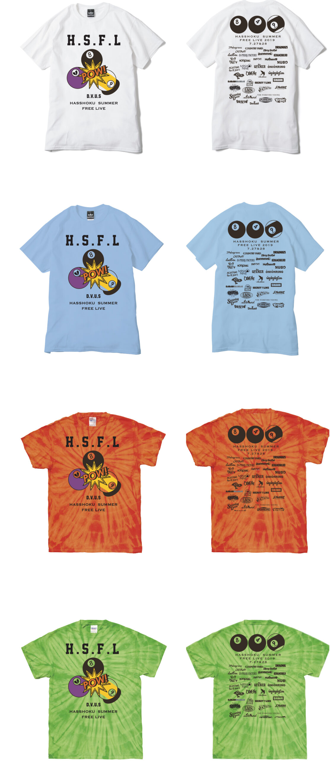 HSFL2019オリジナルTシャツ「Deviluse」×HSFLコラボバージョン販売開始‼